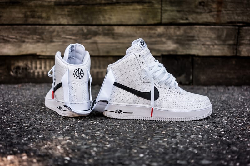 Nike air force hotsell 1 high all white