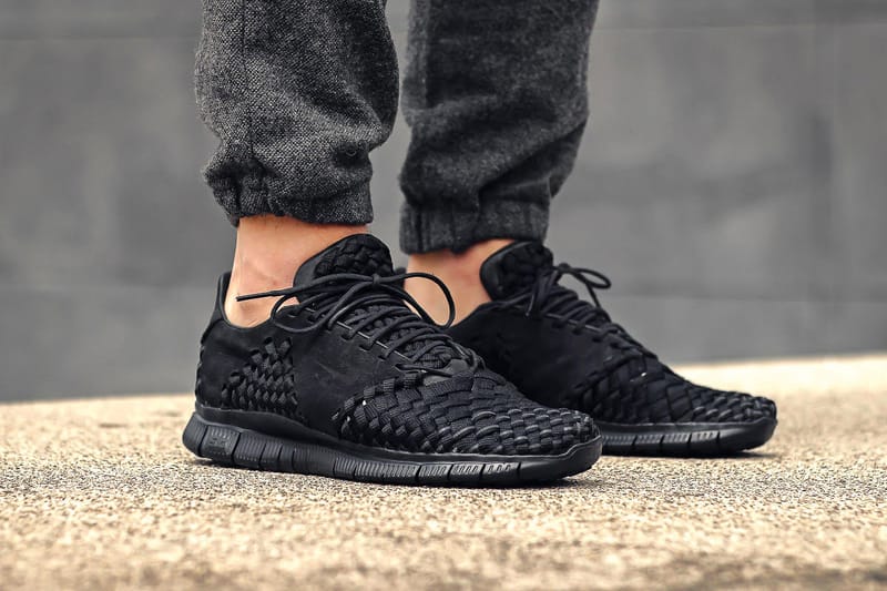 Nike free 2025 inneva woven black