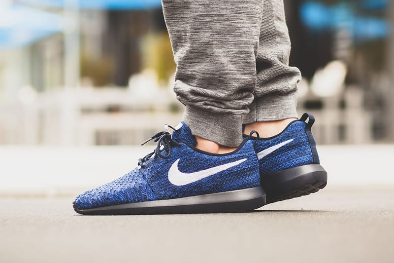 Nike Roshe NM Flyknit Dark Obsidian White Hypebeast