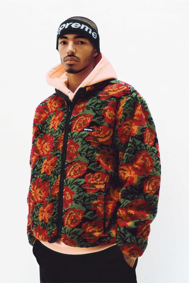 Supreme store floral fleece