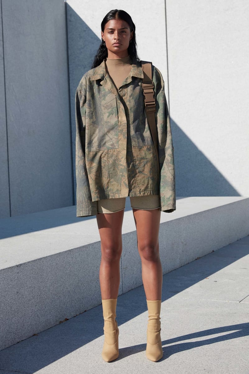 Yeezy hot sale camo jacket