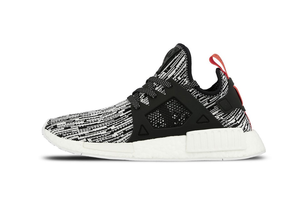 adidas Originals NMD XR1 Glitch Sneakers in Black and White and Black and Gray | Hypebeast