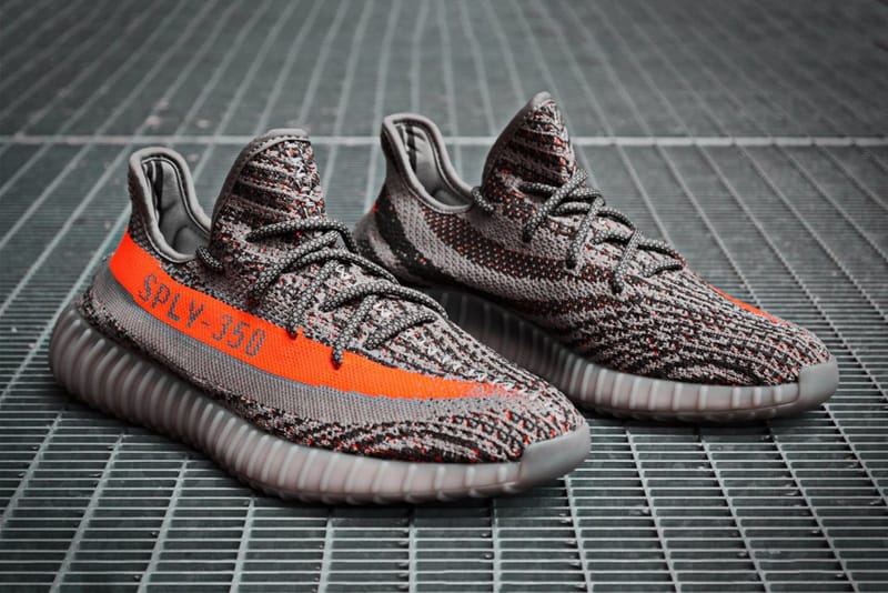 Yeezy boost 350 gray cheap and orange