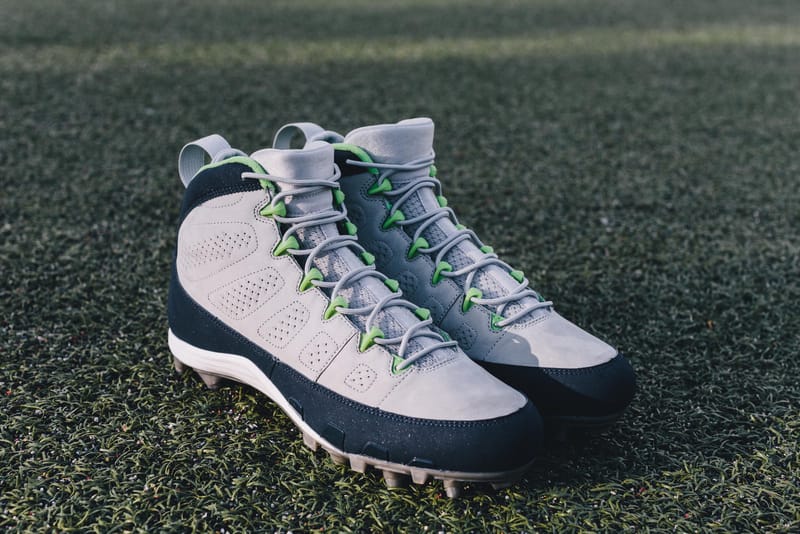 Jordan 9 hot sale football cleats