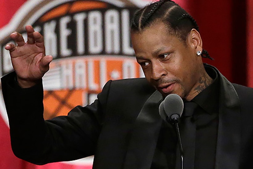 Watch Allen Iverson's Emotional Basketball Hall of Fame Speech HYPEBEAST