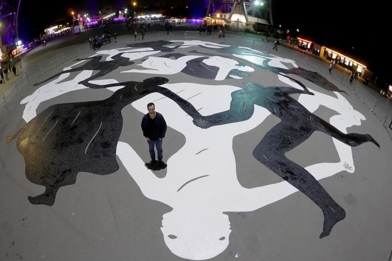 Endless Sleep (Black) by Cleon Peterson Editioned artwork