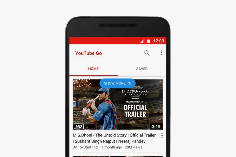 Запуск YouTube Go в Индии призван принести пользу пользователям, живущим в районах с низким уровнем подключения