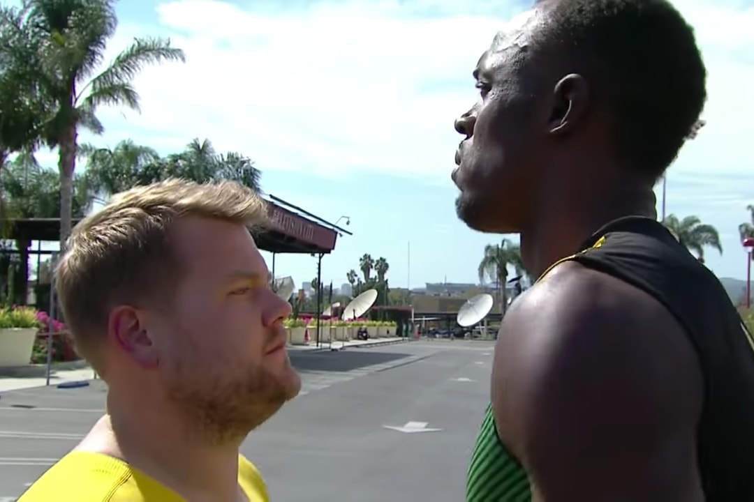 James Corden Races Usain Bolt for 'The Late Late Show' Hypebeast
