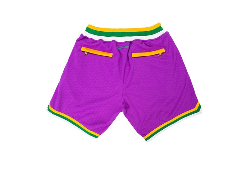 Just Don Utah Jazz Basketball Shorts Hypebeast