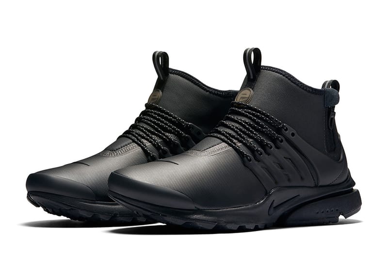 Nike presto mid utility sales black