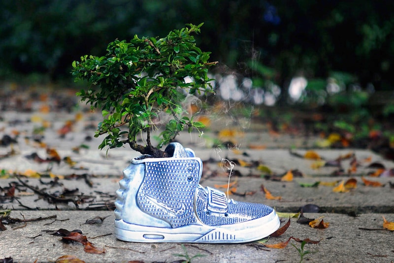 The Nike Air Yeezy 2 Is Transformed into a Ceramic Vase | Hypebeast