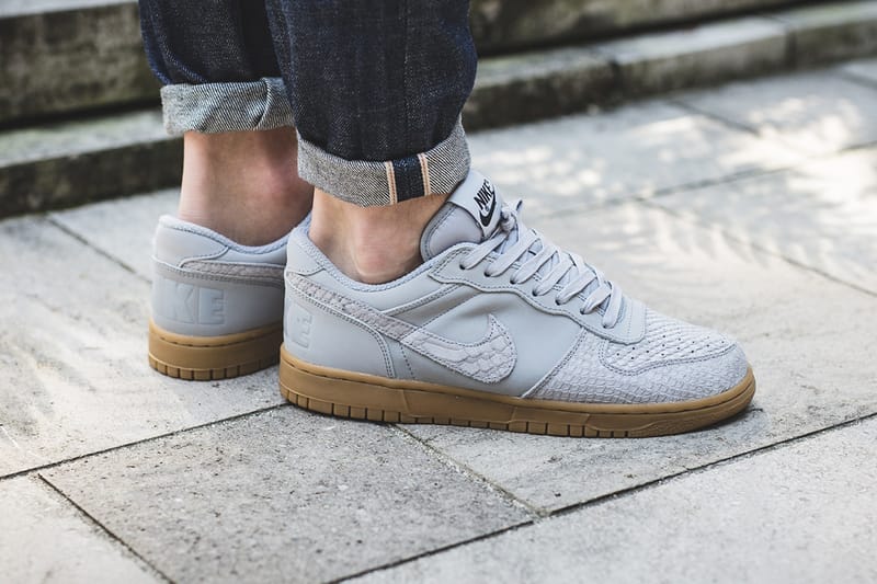 Nike grey cheap gum sole