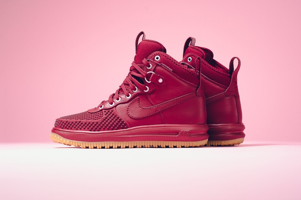 nike lunar force 1 duckboot team red