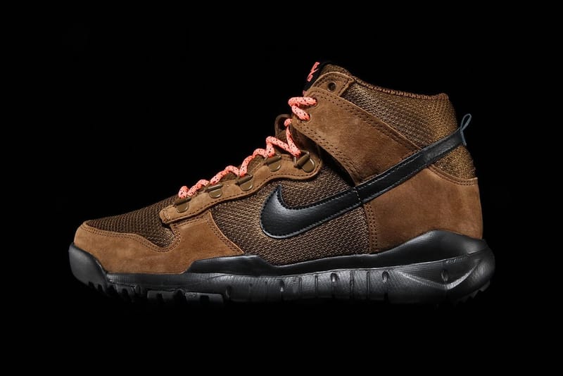 Nike SB Dropping Brown and Black Dunk High Boot | Hypebeast