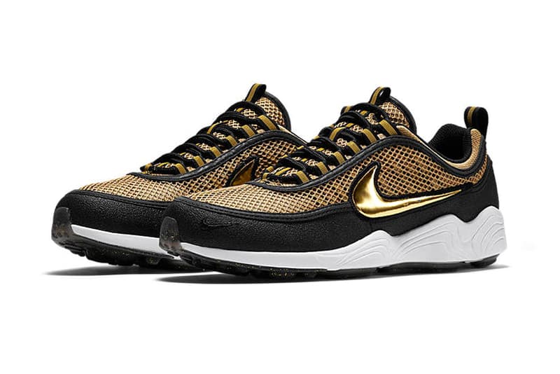 nike zoom gold and black
