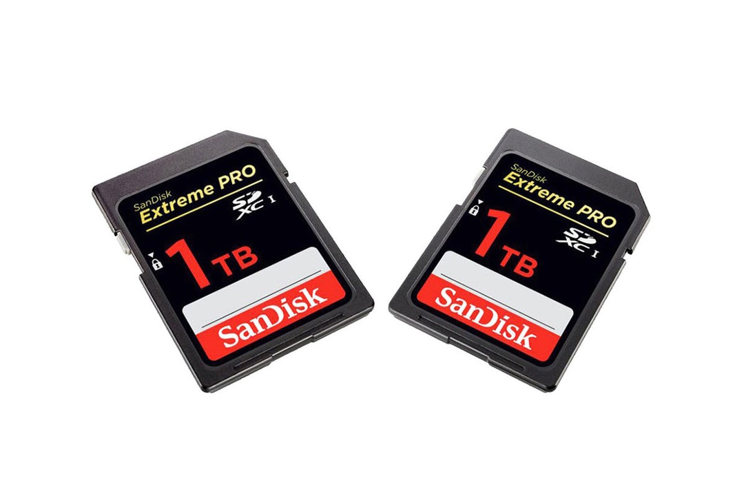 SanDisk представляет первую в мире карту памяти SDXC емкостью 1 ТБ