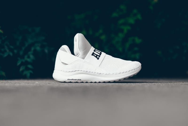 Adidas men's hot sale cloudfoam white