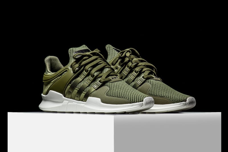 Adidas eqt support olive best sale