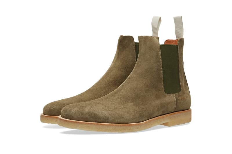 common projects chelsea boots khaki