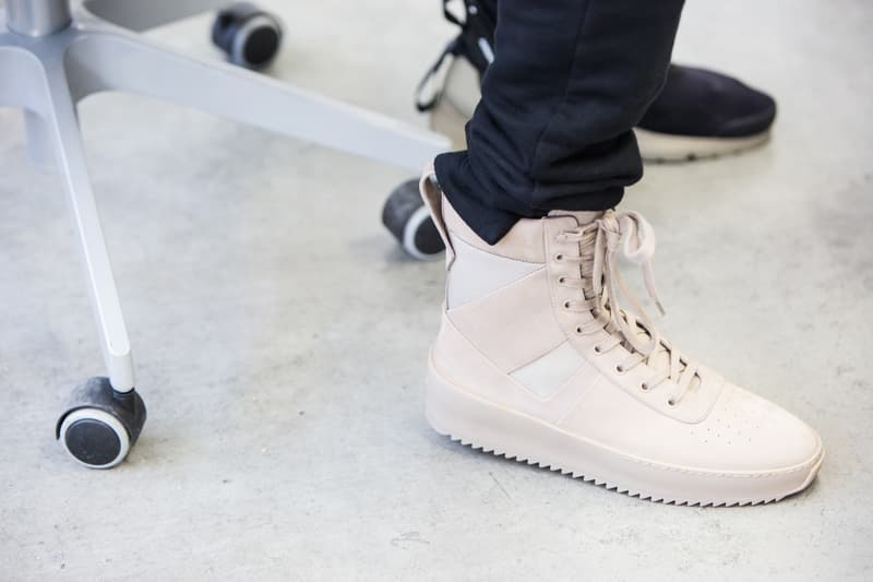 fear of god military sneaker green