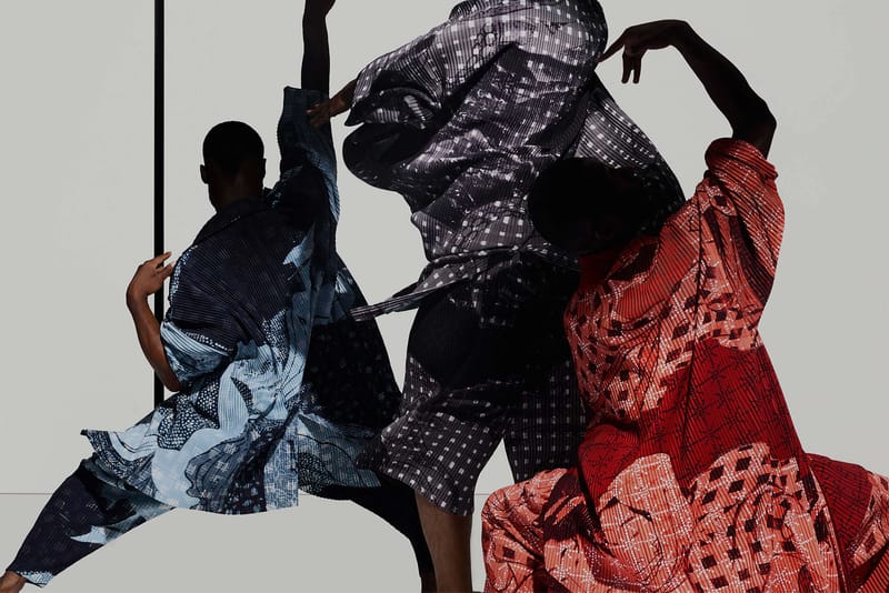 Homme Plissé Issey Miyake Haru Japanese Woodblock Print