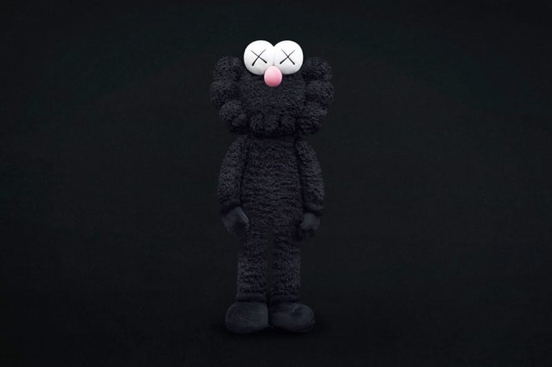 KAWS Unveils Black BFF Statue And Merchandise At The Modern Forth