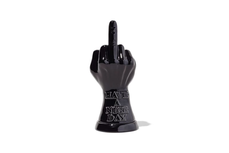 NEIGHBORHOOD Booze Middle Finger Incense Holder | Hypebeast
