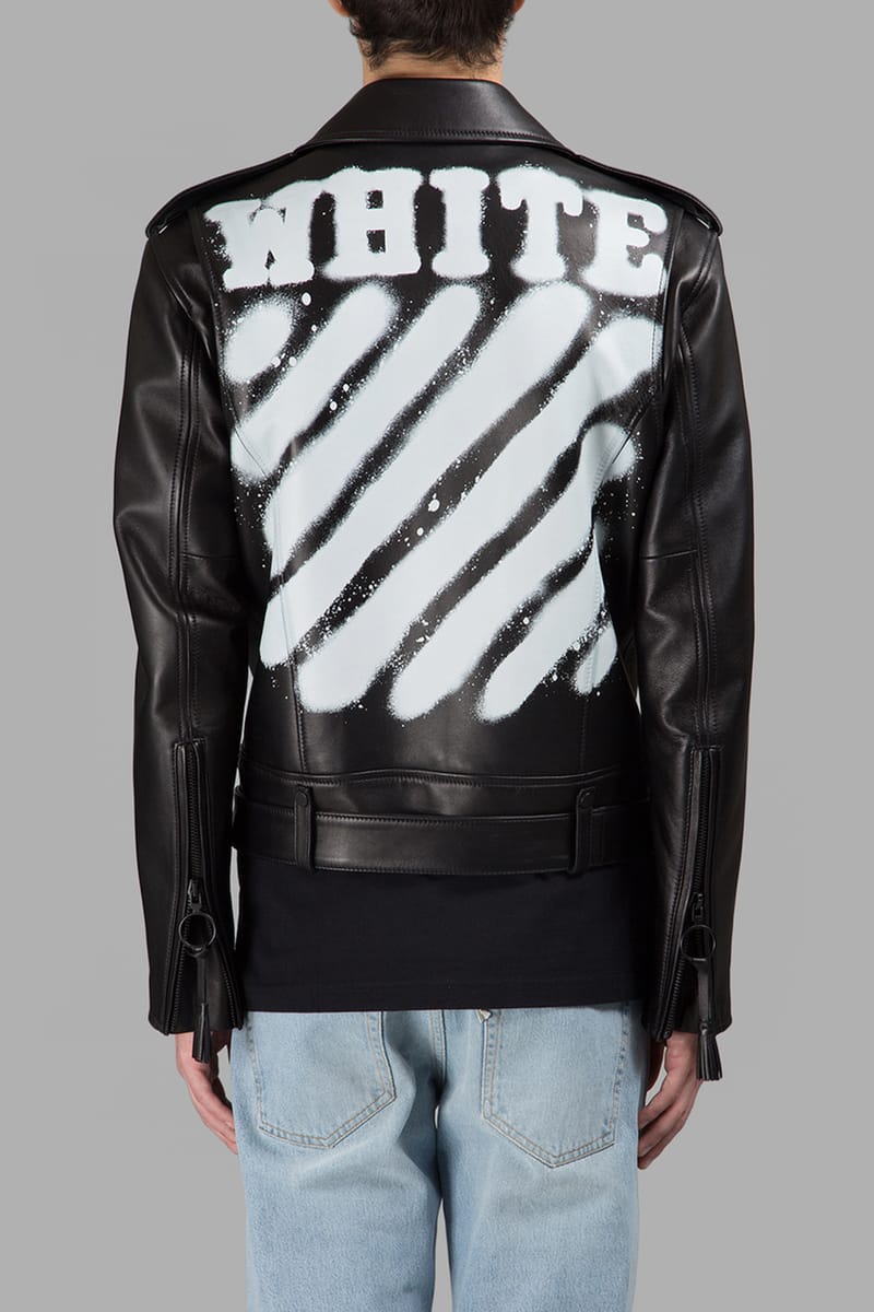 ジャケット Off White Jacket Off-White c/o Virgil Abloh Off White Logo-print Zip-up