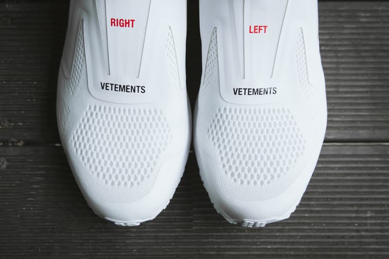 Vetements x Reebok White Pump Collaboration Sneaker | Hypebeast