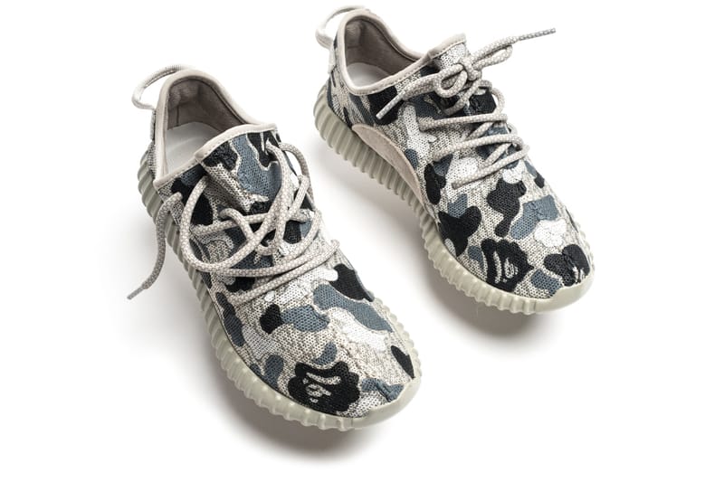 Camo store yeezy shoes