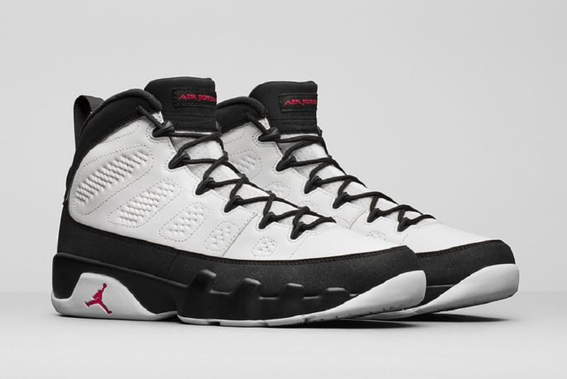 Jordan retro 9 on sale black and white