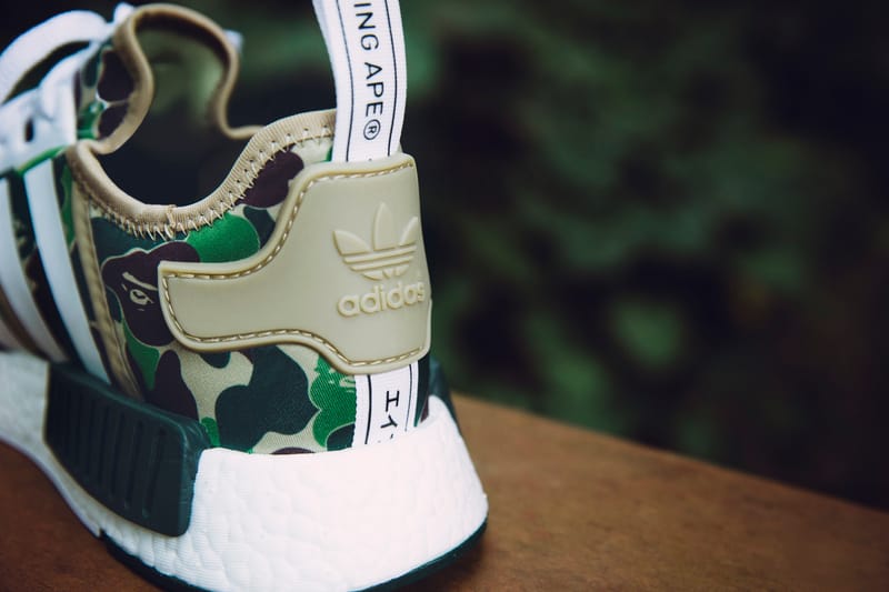 Nmd x outlet bape on feet