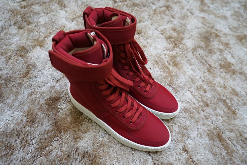 Fear of god shop military sneaker red