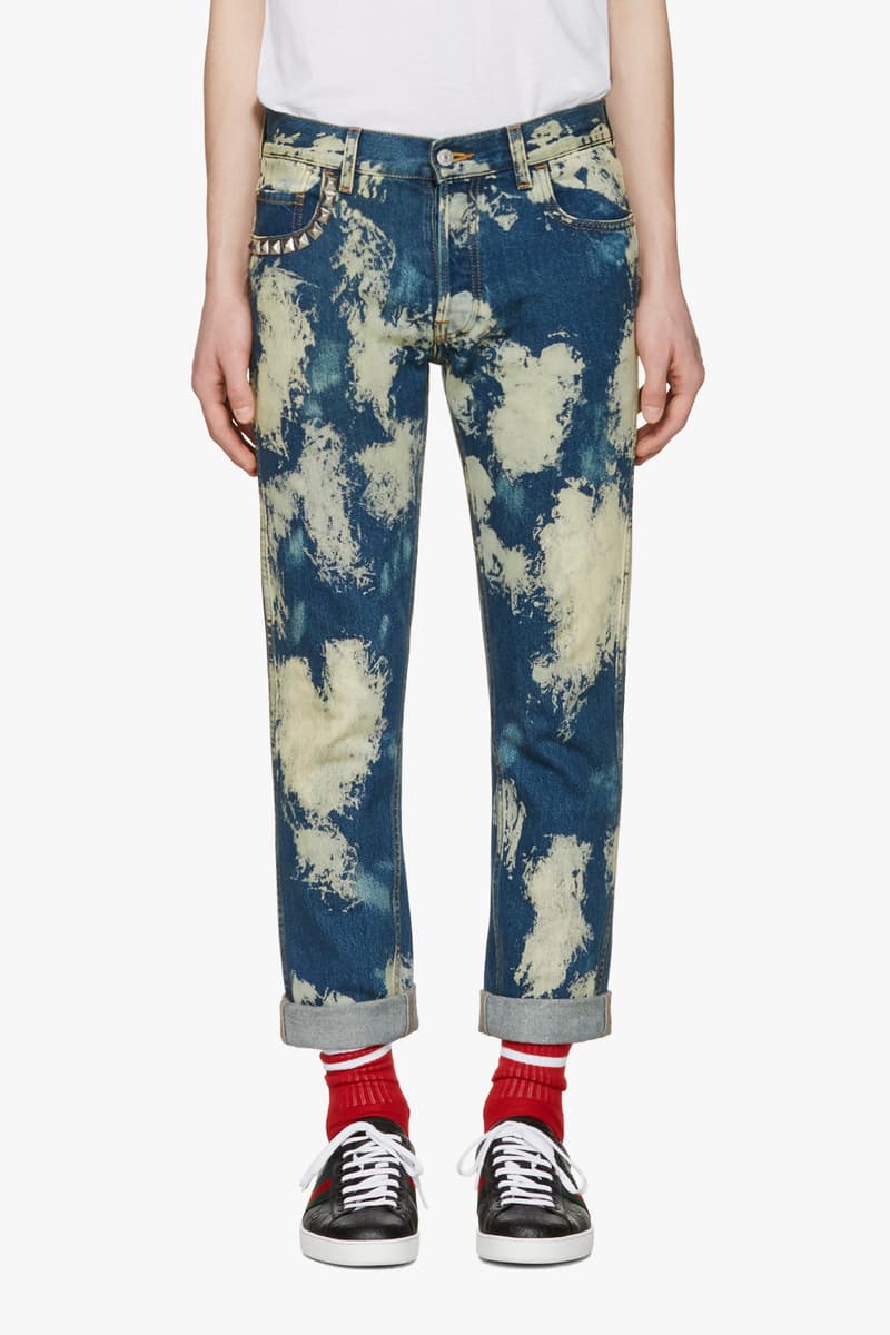 bleached jeans