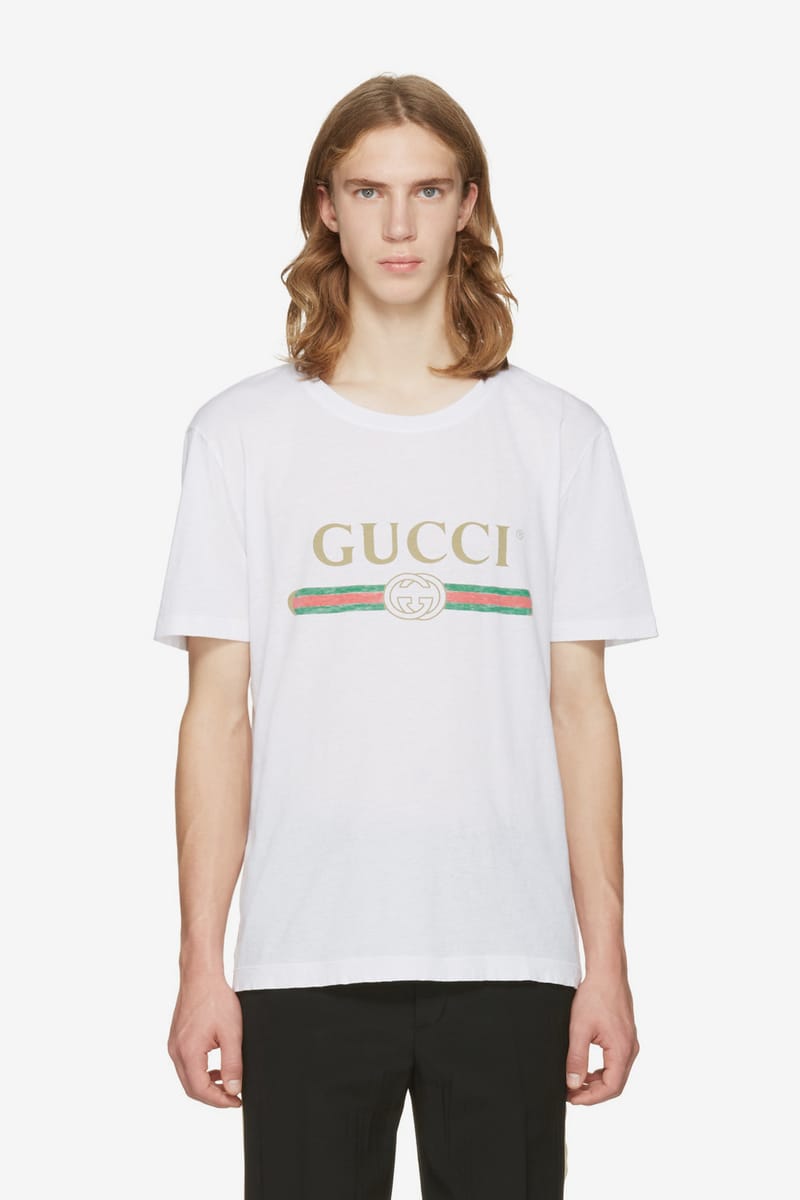 Gucci Printed Logo Tee | Hypebeast