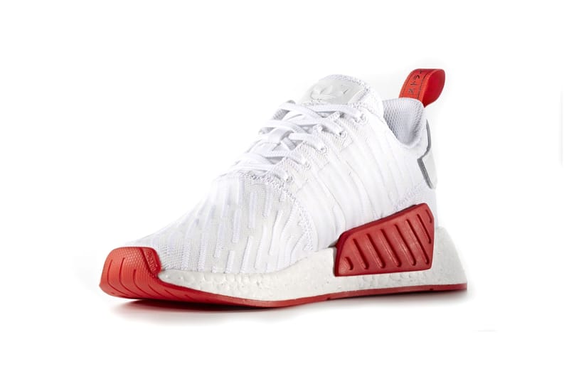 Adidas nmd r2 red sale and white