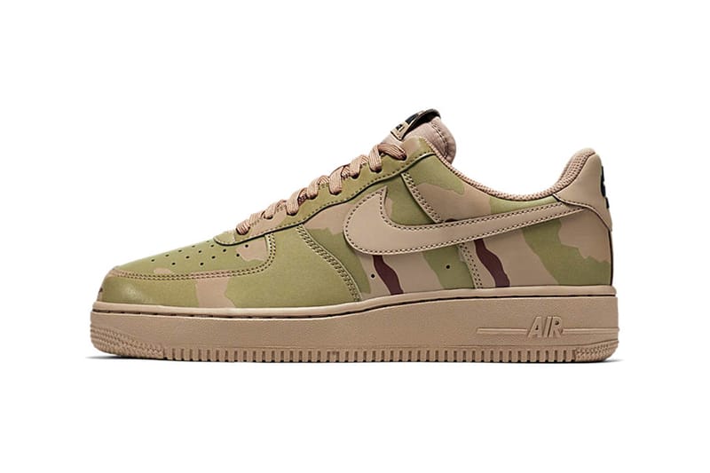 Camo air force shop 1 on feet