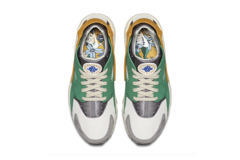 Nike Air Huarache SE Pine Green/Gold Leaf | Hypebeast