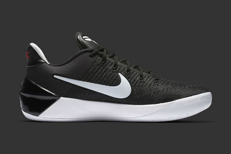 kobe bryant white and black shoes