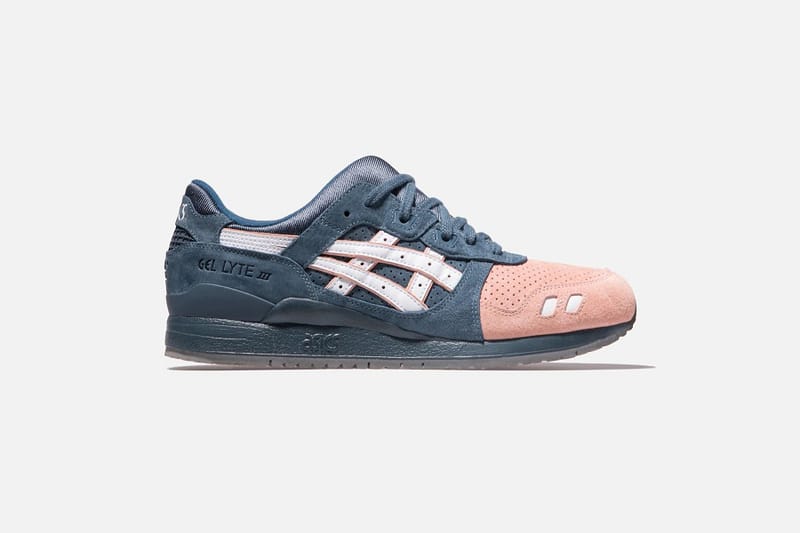 asics salmon toe kith