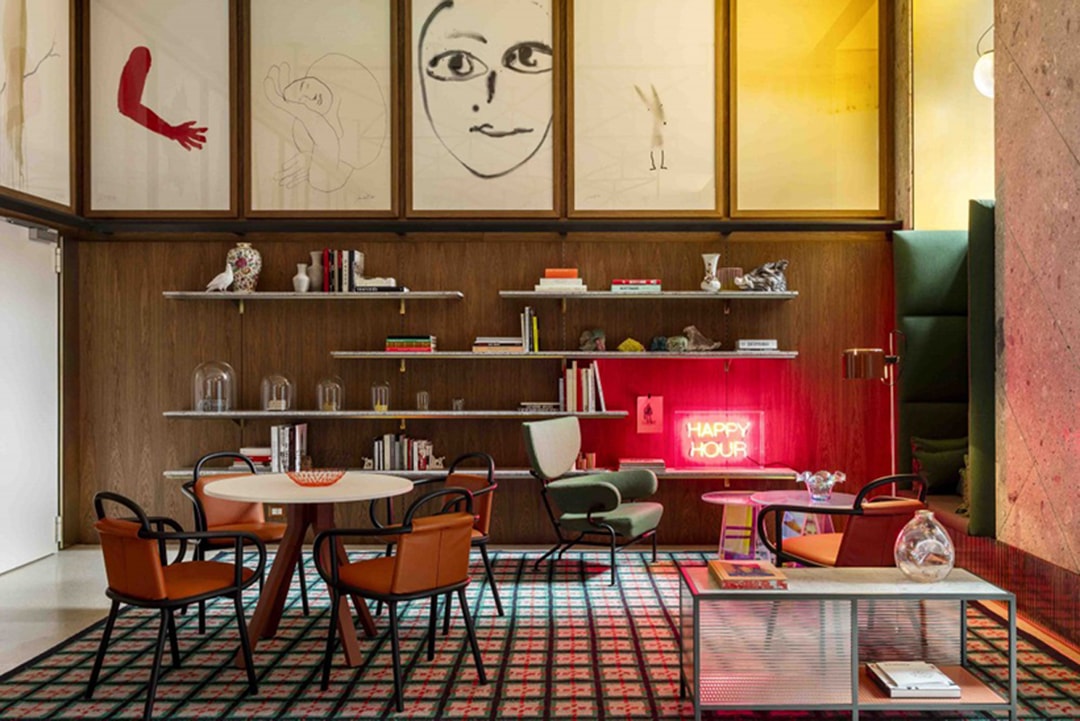 Взгляните на изысканный дизайн интерьера миланского отеля Room Mate