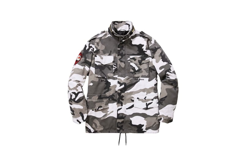 Supreme white cheap camo jacket