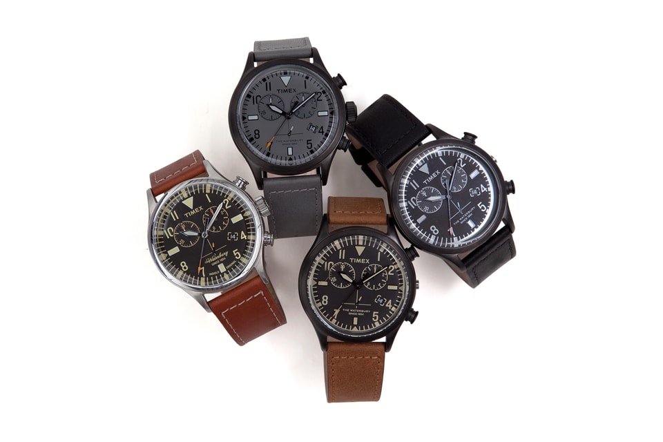 Red Wing x Timex Waterbury Chronograph Watch for Todd Snyder Hypebeast
