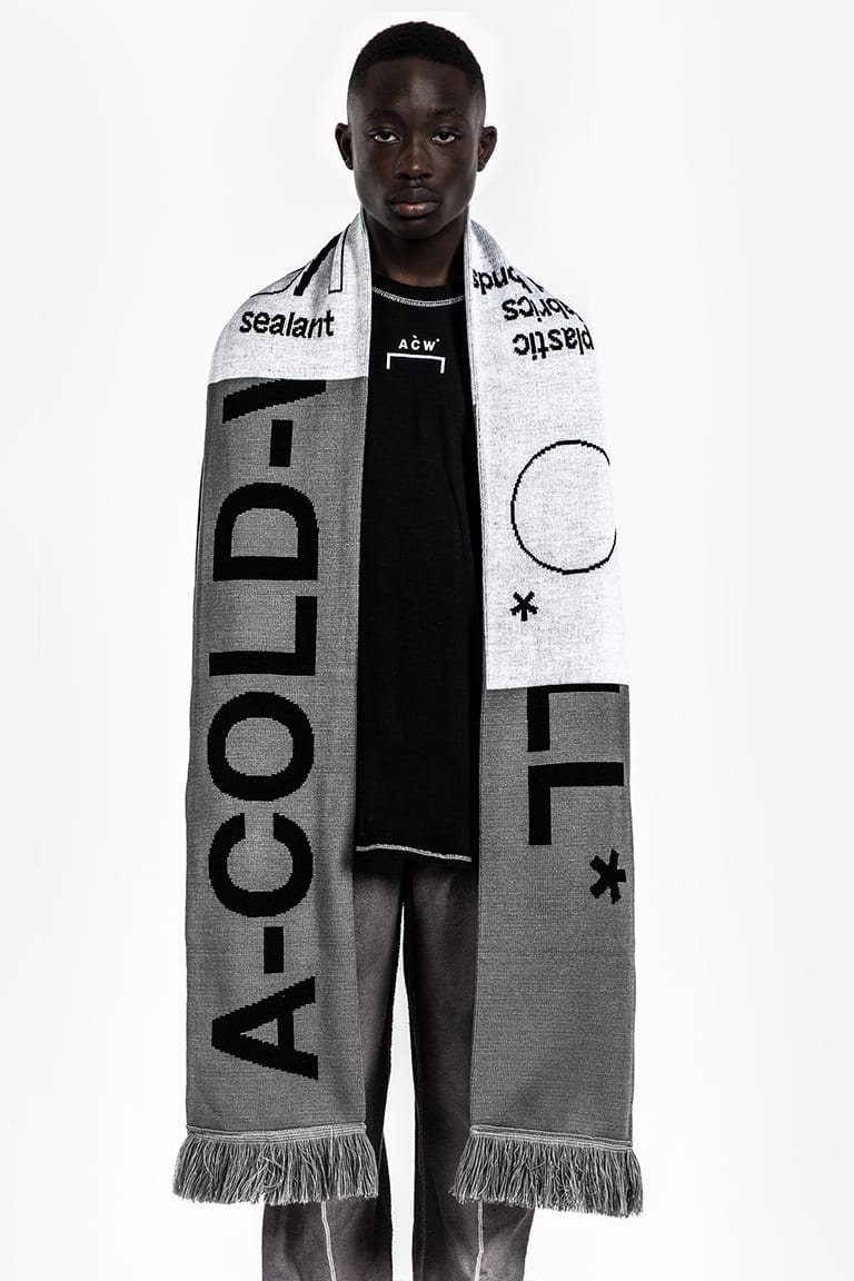 A-COLD-WALL* - Logo-Jacquard Wool-Blend Scarf A-Cold-Wall*