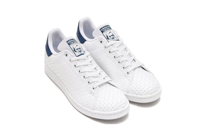 Stan smith sales weave white