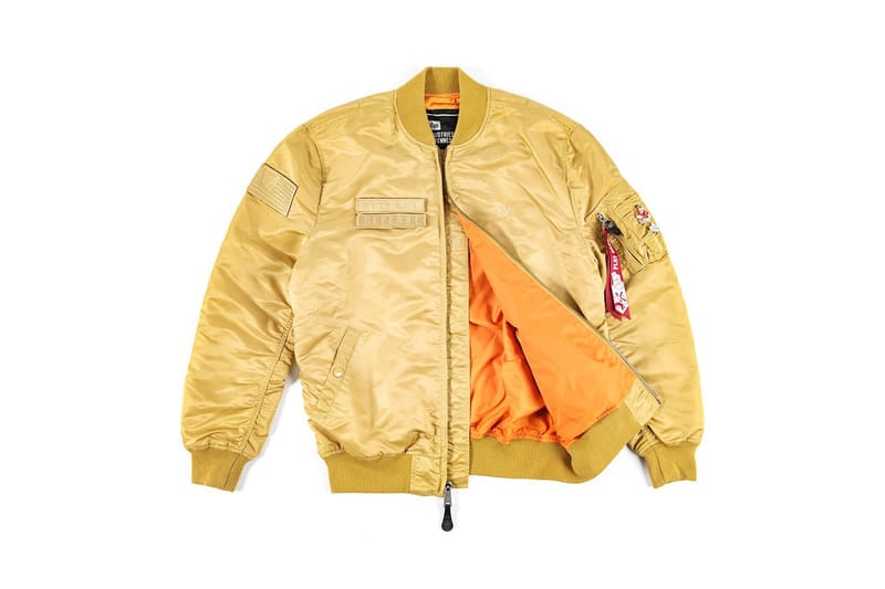 Alpha industries sale gold bomber