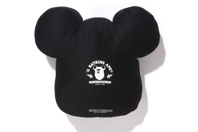 bape bearbrick pillow