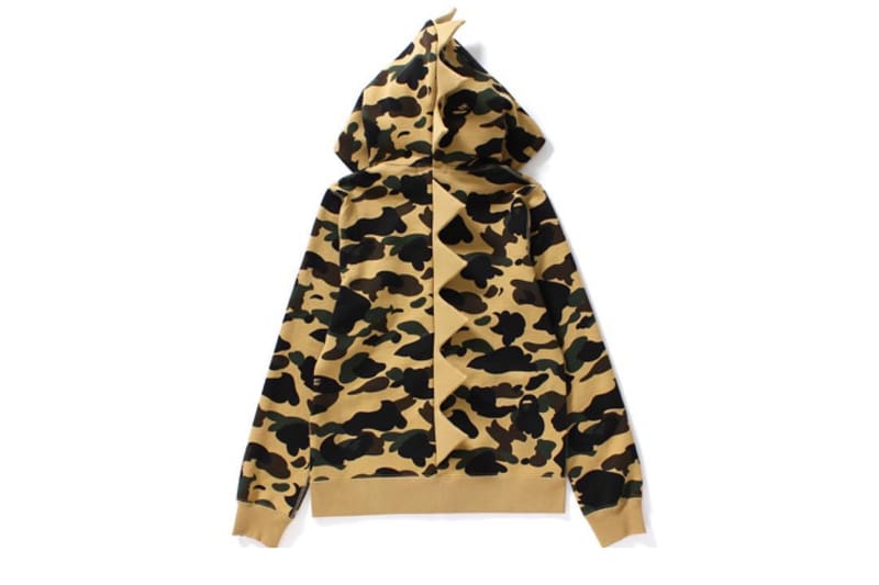 Bape sales dinosaur hoodie