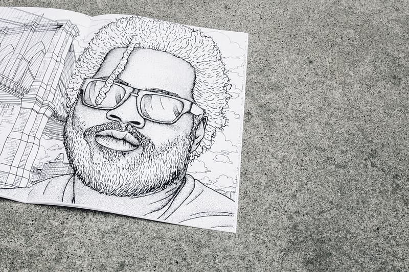 COLOR ME COOL Adult Coloring Book Hypebeast