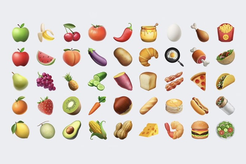 New Food Emojis With Apple's Latest iPhone Update Hypebeast